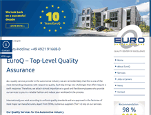 Tablet Screenshot of euroq.com